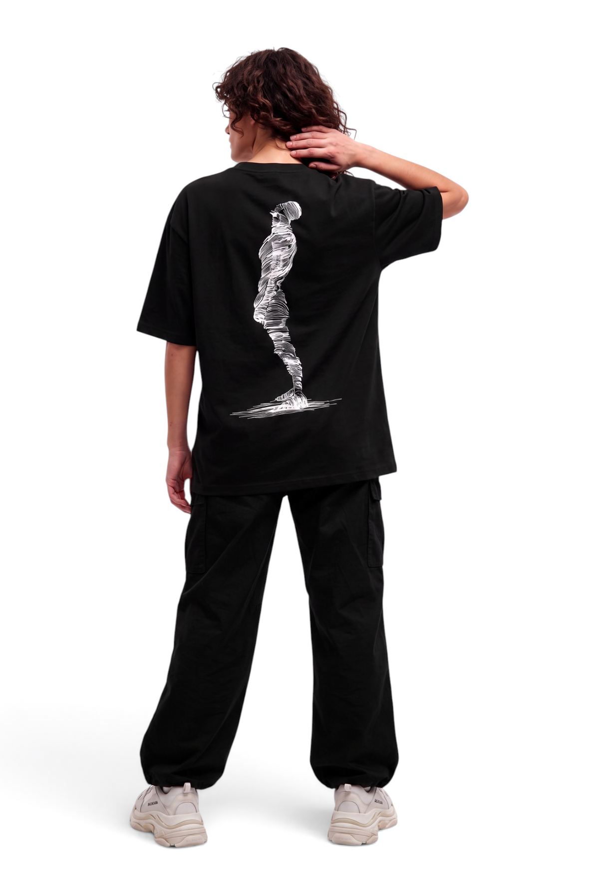 Echo Tee – Midnight Black